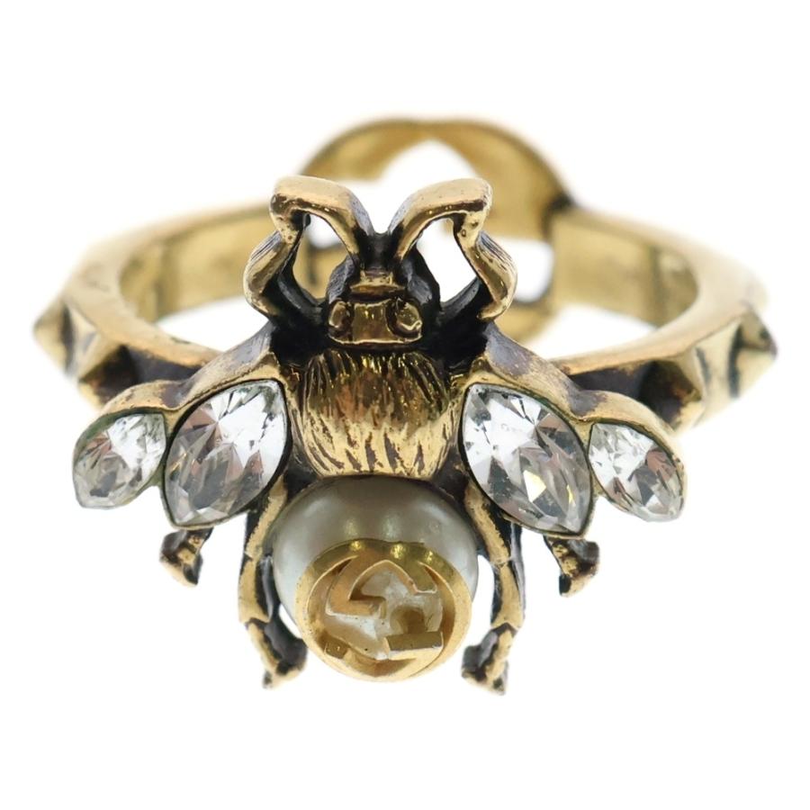 GUCCI（グッチ） Bee インターロッキングG ビー ラインストーン 