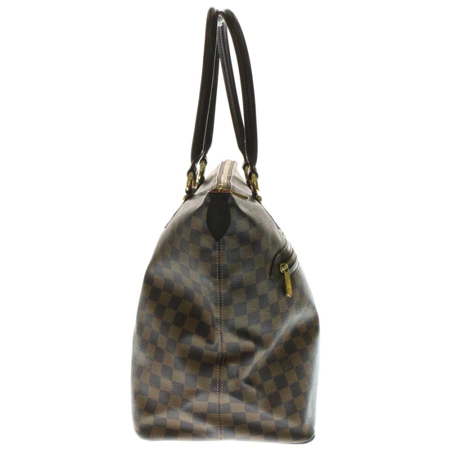 ルイ・ヴィトン LOUIS VUITTON サレヤGM ダミエエベヌ トートバッグ バッグ PVCコーティングキャンバス レザー レディース ブラウン系 N51181 【中古】 LOUIS VUITTON（ルイ・ヴィトン） サレヤGM ダミエ エベヌ PVC レザー