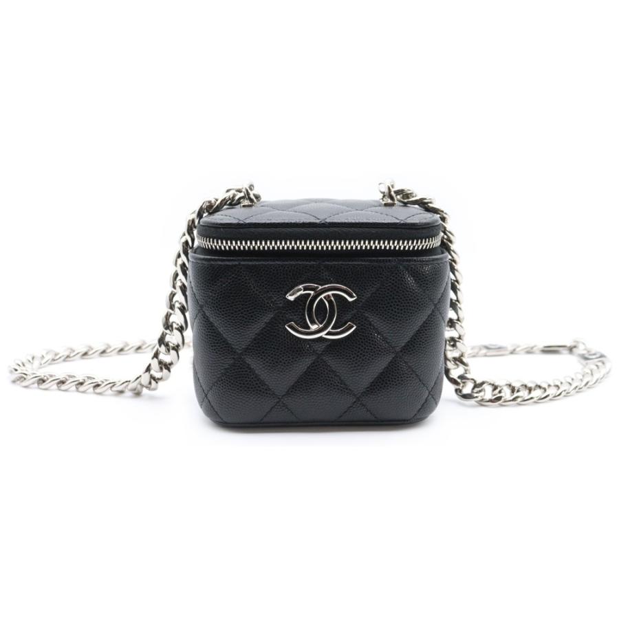 CHANEL（シャネル） ミニバニティ チェーンショルダーバッグ ブラック