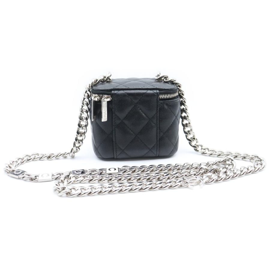 CHANEL（シャネル） ミニバニティ チェーンショルダーバッグ ブラック