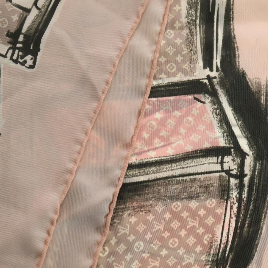 LOUIS VUITTON（ルイ・ヴィトン） カレ・トランク スカーフ ピンク