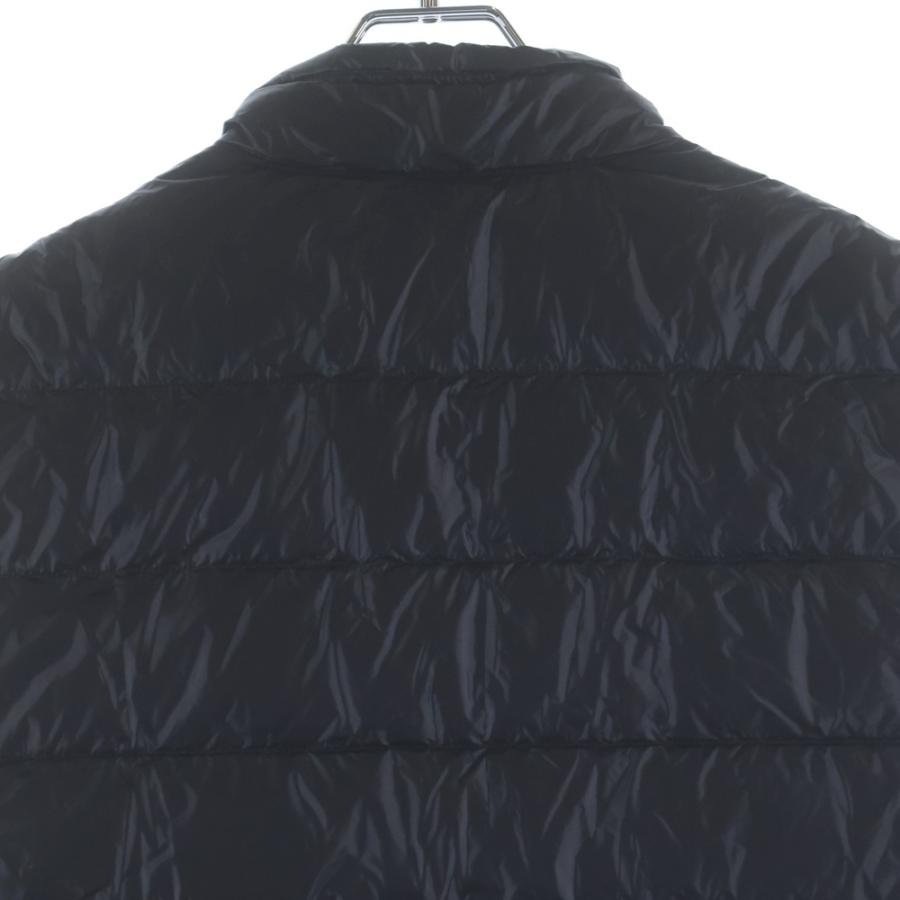 MONCLER モンクレール 23SS GUI GILET ワッペンロゴ ジップアップ ダウンベスト ブラック I10911A10700 53029の画像