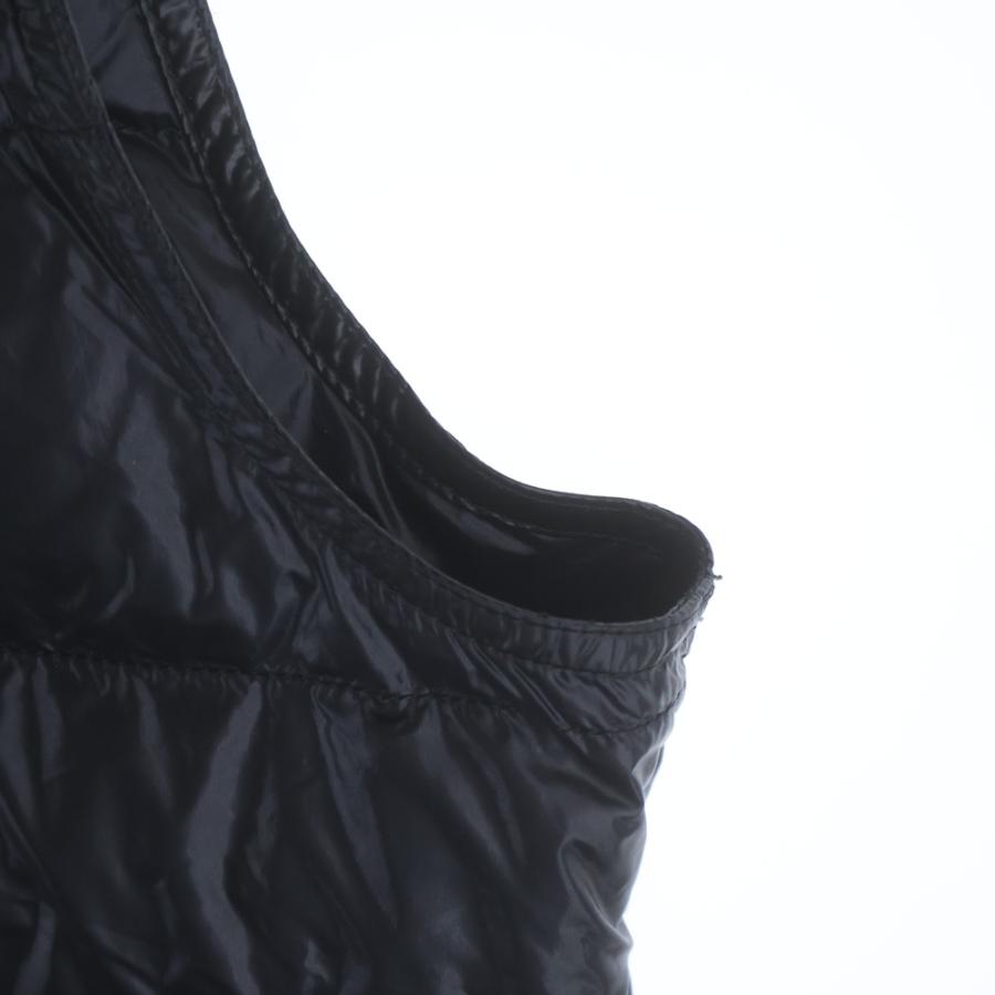 MONCLER モンクレール 23SS GUI GILET ワッペンロゴ ジップアップ ダウンベスト ブラック I10911A10700 53029の画像