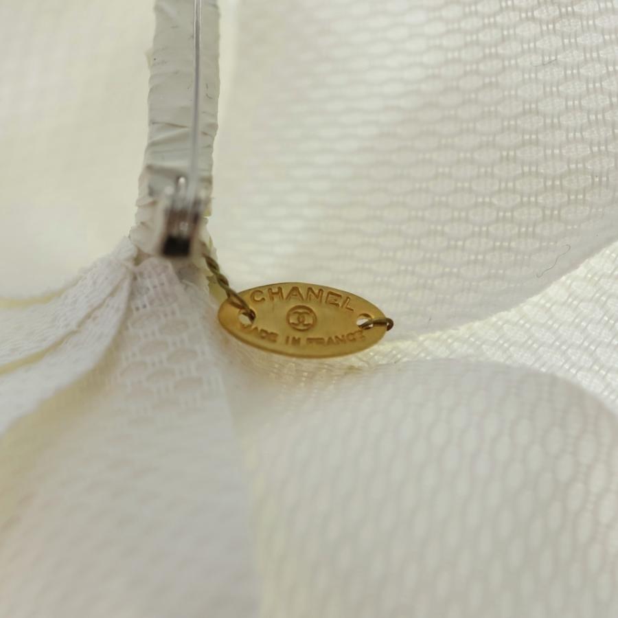 CHANEL（シャネル） カメリア ブローチ コサージュ ホワイト : BRING