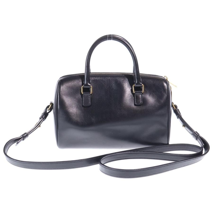 正規品 サンローラン ベイビーダッフル 2way ショルダーバッグ レザー 黒 SAINT LAURENT PARIS サンローランパリ ベイビーダッフル 2WAYバッグ