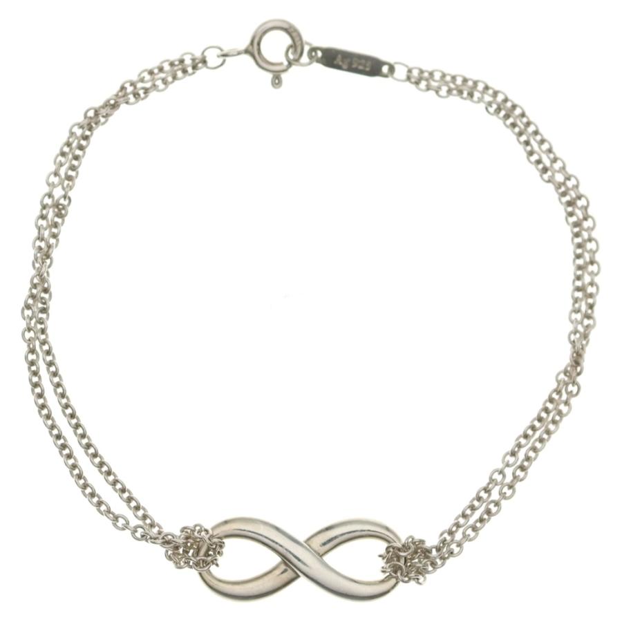 Tiffany ティファニーインフィニティブレスレット シルバー ダブルチェーン TIFFANY&Co.（ティファニー） TIFFANY & Co. インフィニティ ダブル