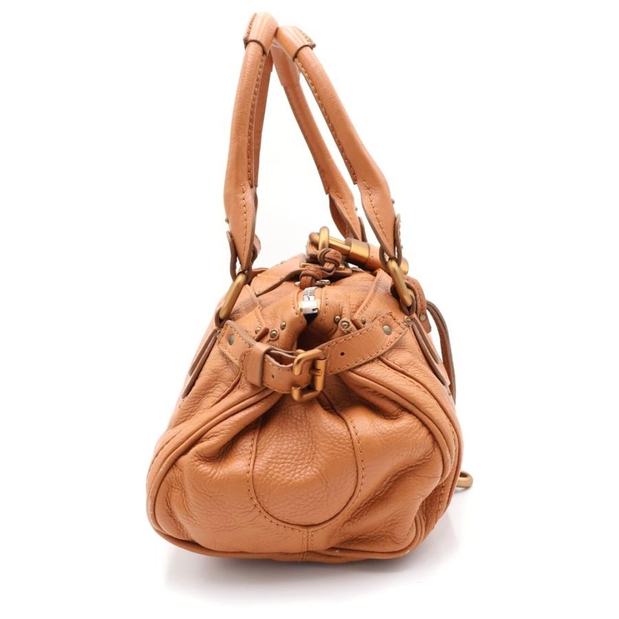 Chloe（クロエ） パディントン ハンドバッグ ボストンバッグ キャメル