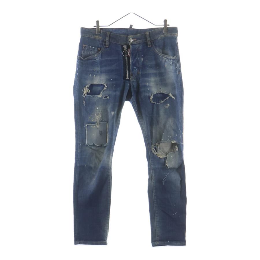 ディースクエアード 22SS ダメージデニムパンツ ジーンズ 38 