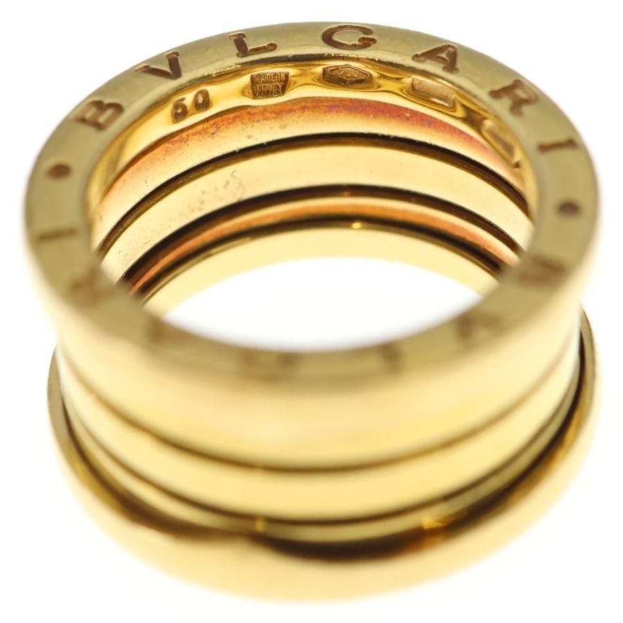 BVLGARI（ブルガリ） ビーゼロワン 4バンド Au750 K18YG リング #50