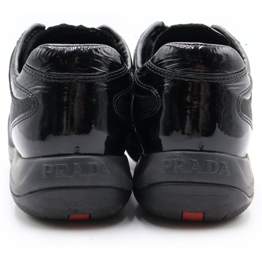 PRADA（プラダ） ローカットスニーカー エナメル ブラック #35 3E5793