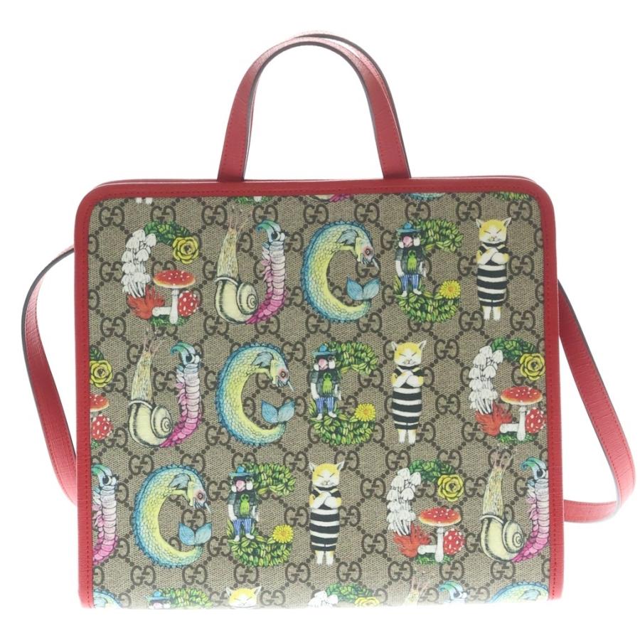 GUCCI（グッチ） ヒグチユウコ チルドレンズ GGスプリーム PVC レザー 