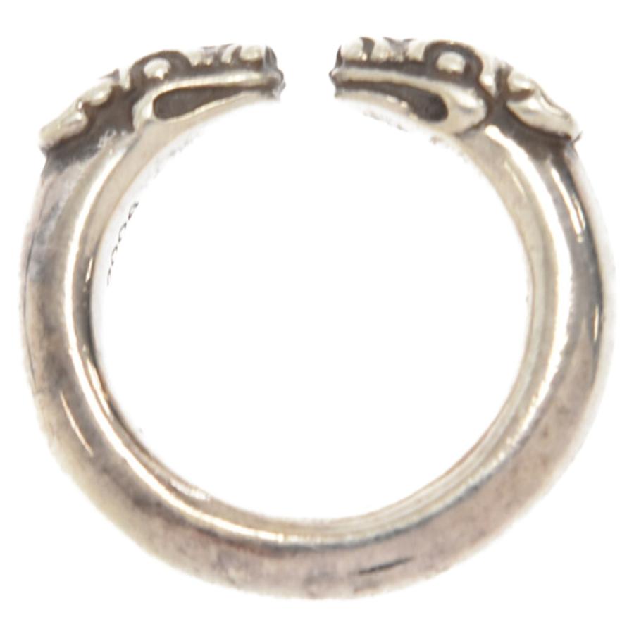CHROME HEARTS クロムハーツ DOUBLE DOG RING/ダブルドッグ シルバー  