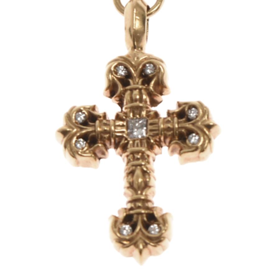 CHROME HEARTS クロムハーツ 22K TNY E18 FILIGREE P/DIA CHROME HEARTS クロムハーツ 22K TNY E18 FILIGREE P/DIA