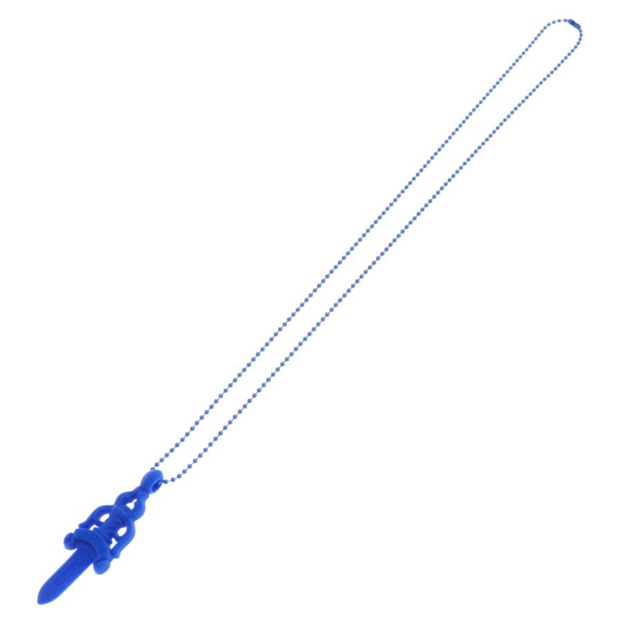 CHROME HEARTS ラバー ダガー ネックレス ブルー CHROME HEARTS（クロムハーツ） PENDANT DAGGER ダガーペンダント