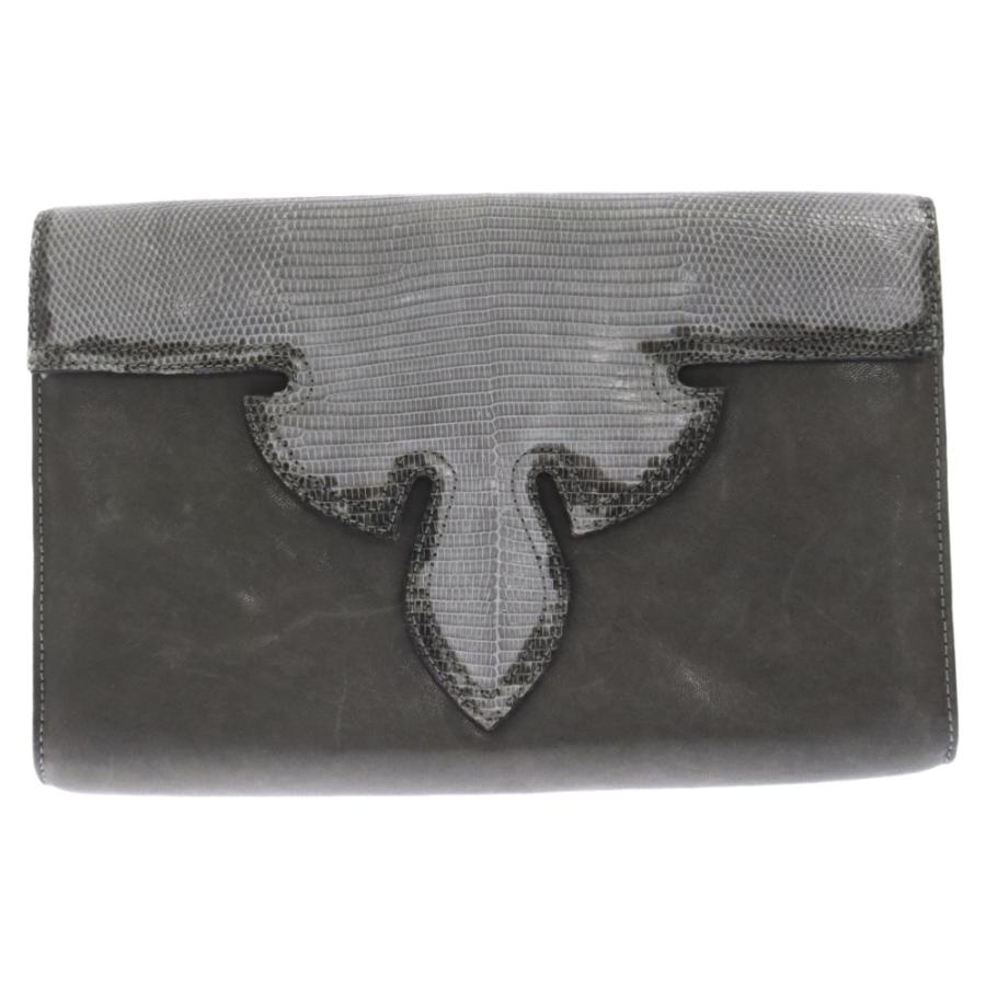 CHROME HEARTS（クロムハーツ） フレアニー切り替え クラッチバッグ