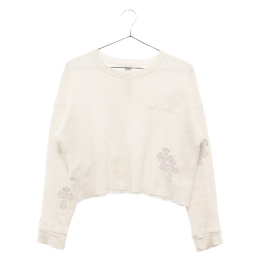 CHROME HEARTS クロムハーツ サーマルカットソー ホワイト白 クロス