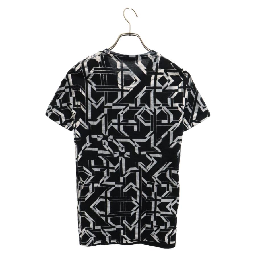 Dior HOMME ディオールオム 07AW エディ期 総柄 ペンキ加工半袖 