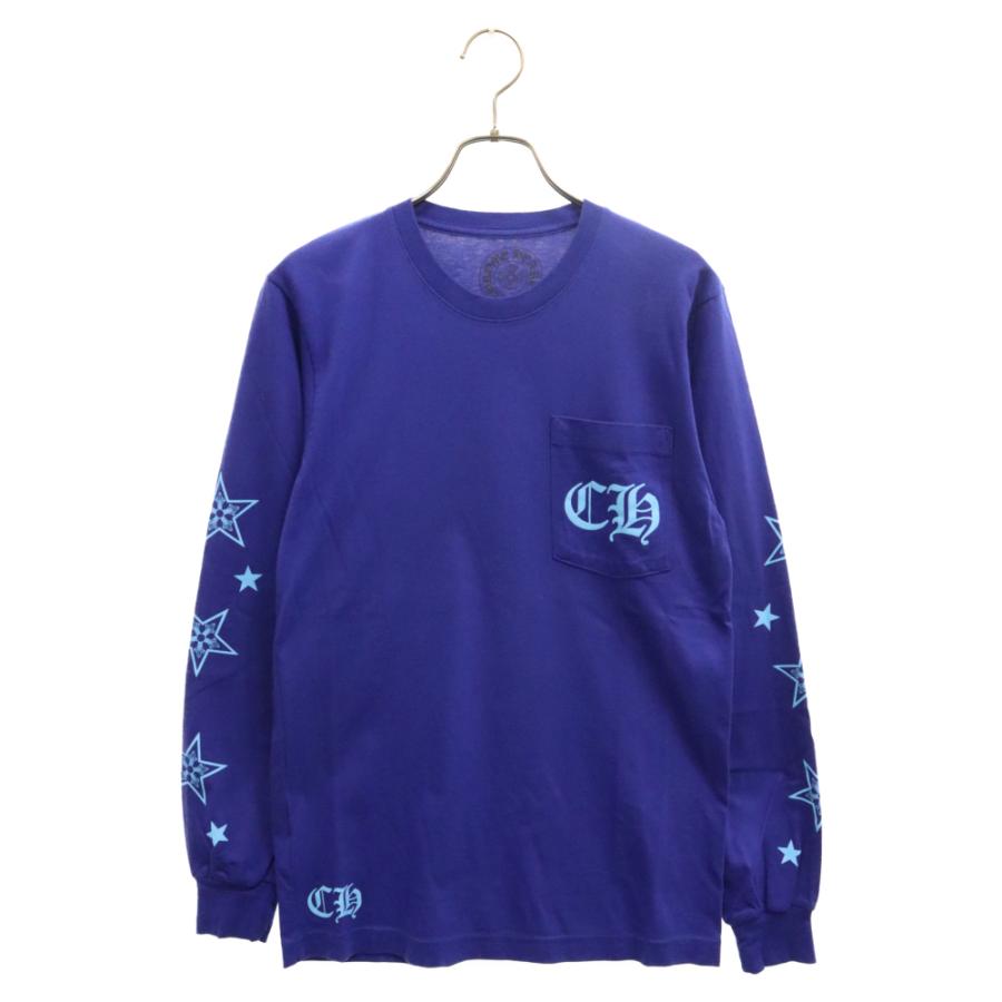 CHROME HEARTS クロムハーツ BLUE STAR LONG SLEEVE TEE バック
