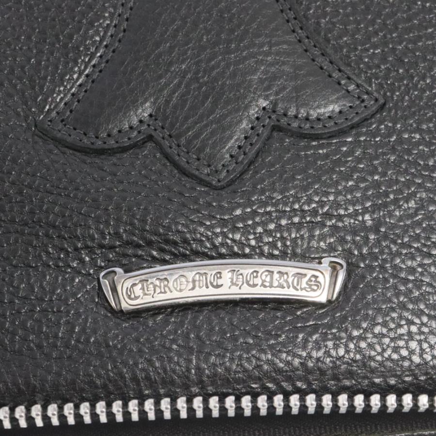 Chrome Heartsパース#2 ケース　ブラックレザー クロムハーツ財布 / ジッパーチェンジパース #2 ブラック ヘビー