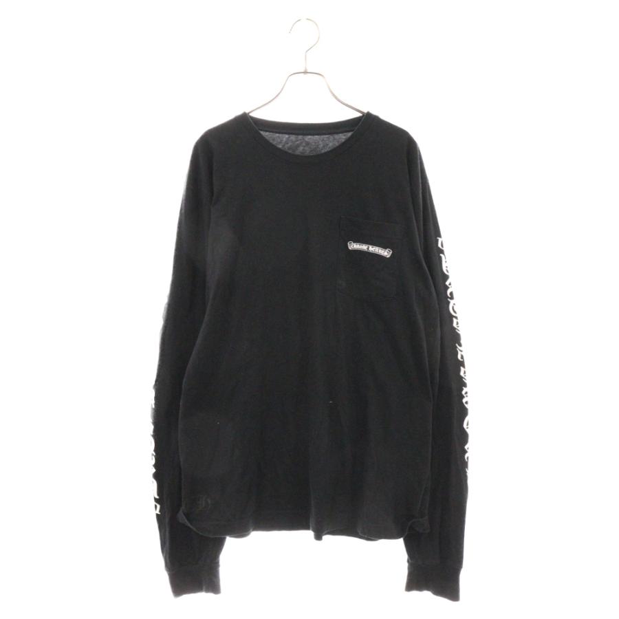 CHROME HEARTS クロムハーツ 袖プリント長袖Tシャツ ロンT