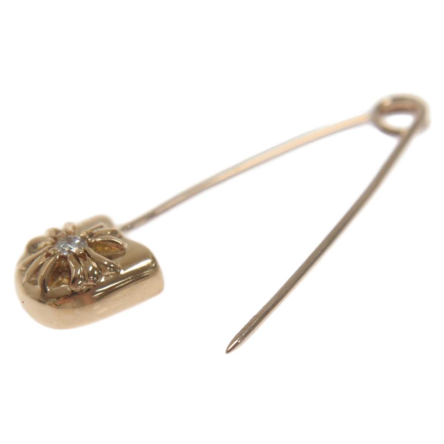 CHROME HEARTS（クロムハーツ） 22K SAFETY PIN S 1DIA 22Kスモール