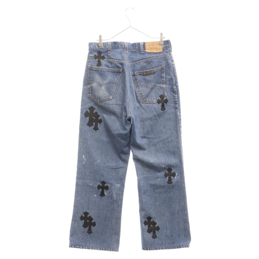 CHROME HEARTS クロムハーツ ×LEVI'S 517 U VNTG JEAN BL ORNG CHROME HEARTS クロムハーツ ×LEVI'S 517 U VNTG JEAN BL ORNG