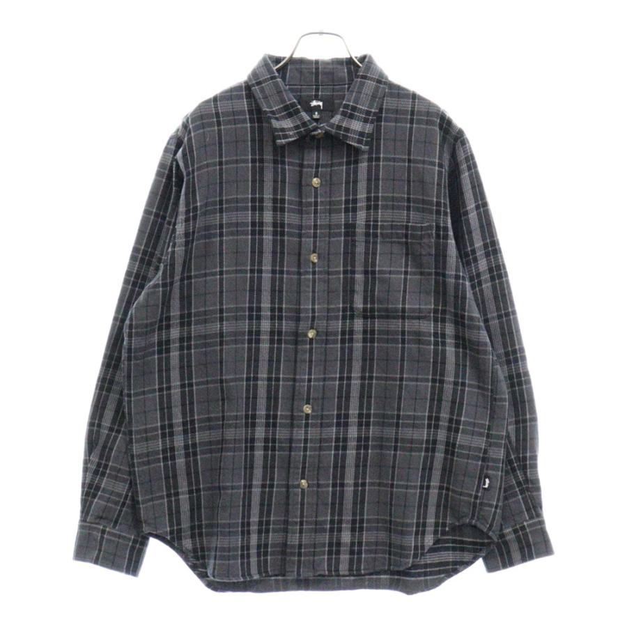 STUSSY ステューシー STONES PLAID SHIRT ストーンズプレイド チェック  