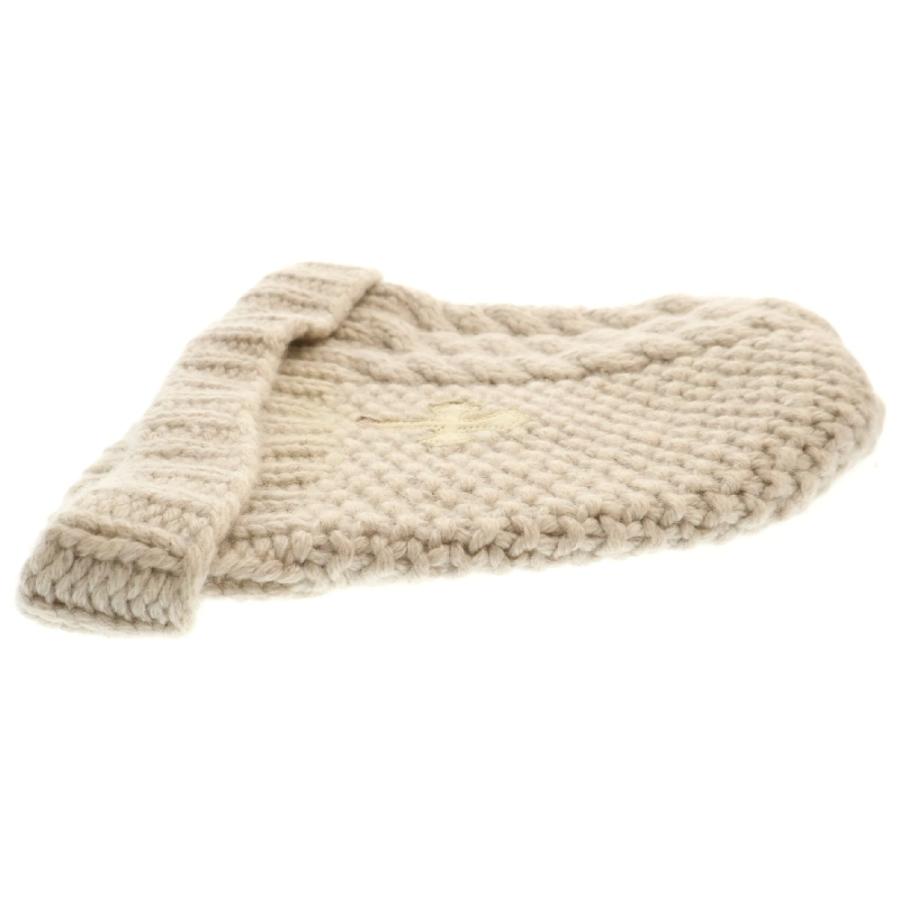 クロムハーツ ニット帽 ビーニー クロスパッチ CHROME HEARTS クロムハーツ クロスパッチ カシミア ビーニー