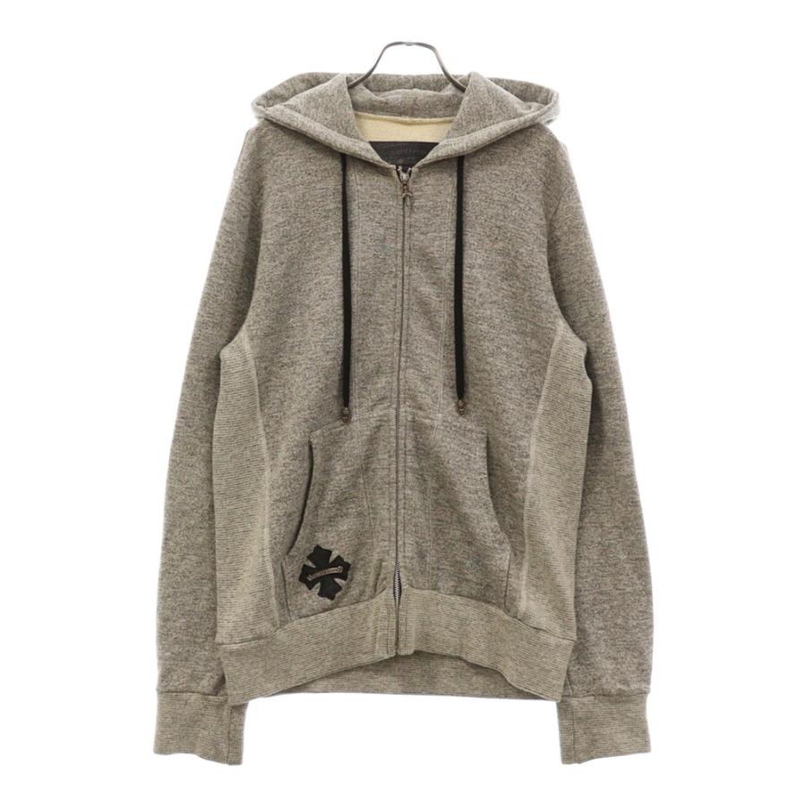 CHROME HEARTS クロムハーツ SWTSHRT HD ZIP HRSSHE LTHR OLD CHROME HEARTS クロムハーツ SWTSHRT HD ZIP HRSSHE LTHR OLD