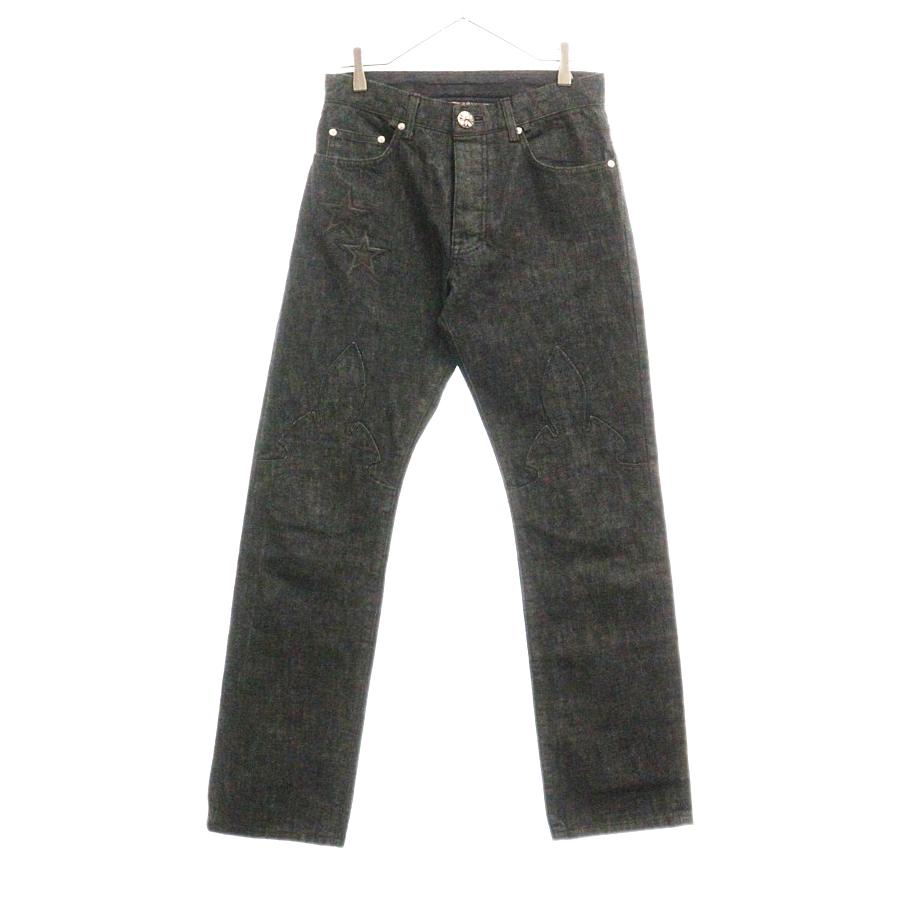 CHROME HEARTS クロムハーツ JEAN SL FLEURKNEE スターパッチ CHROME HEARTS クロムハーツ JEAN SL FLEURKNEE スターパッチ