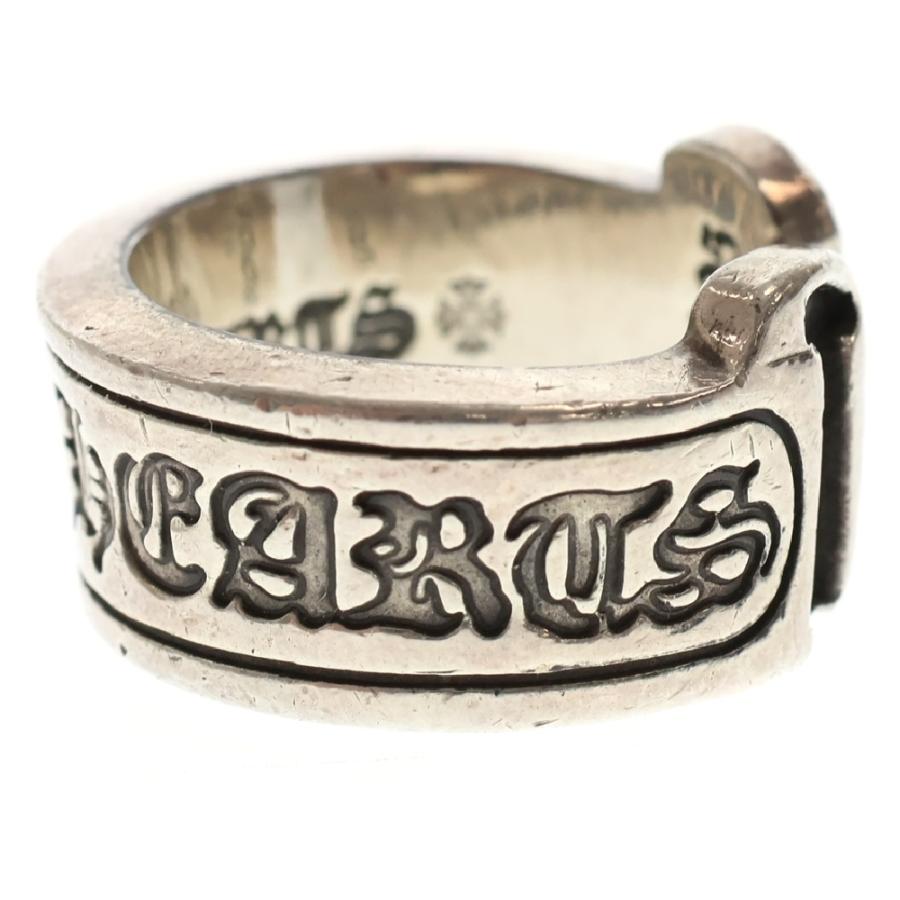 CHROME HEARTS クロムハーツ LG SCROLL LABEL リング クロムハーツCHROME HEARTS□LG SCROLL LABELリング