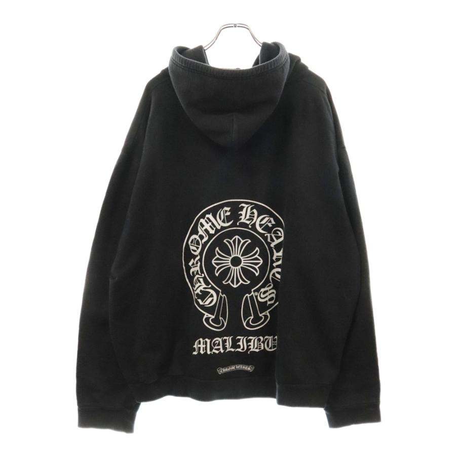 Chrome Hearts ブラック パーカー S CHROME HEARTS（クロムハーツ） SWTSHRT HD ZIP マリブ限定バック