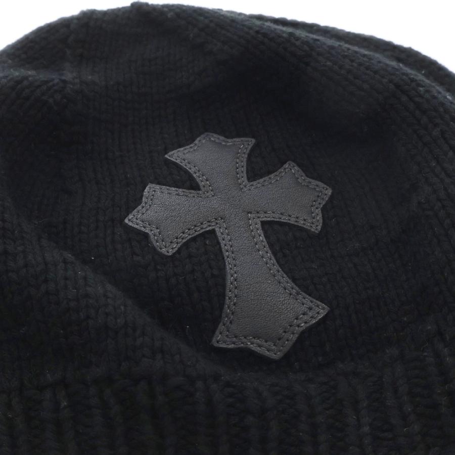 CHROME HEARTS（クロムハーツ） BEANIE CASH レザーパッチビーニー