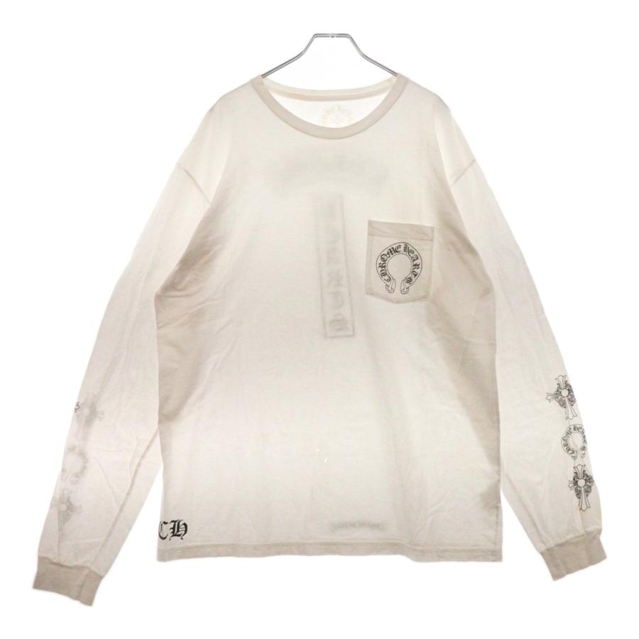 【新品】CHROME HEARTS クロムハーツ ホースシュー　長袖Tシャツ CHROME HEARTS（クロムハーツ） Horseshoe L/S Tee ホースシューロング