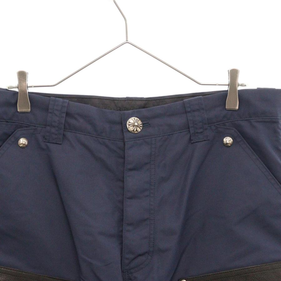 CHROME HEARTS（クロムハーツ） CARPENTER クロスパッチ付き レザー