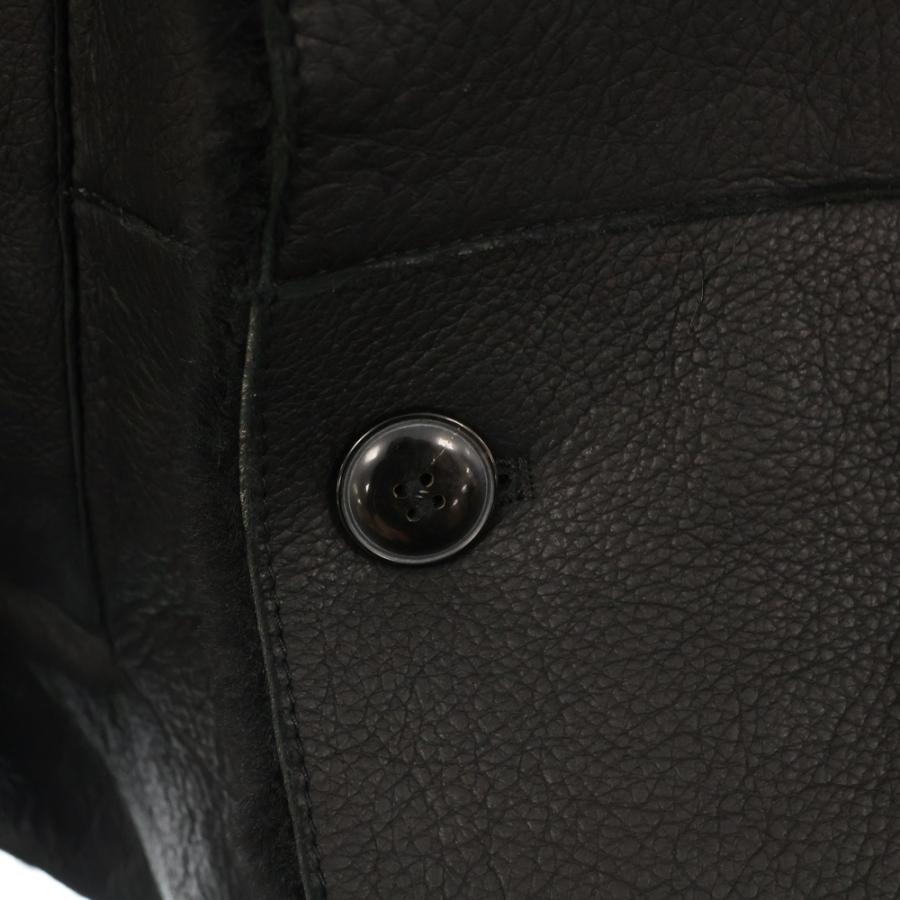 EMPORIO ARMANI エンポリオアルマーニ シープスキン ダブルブレスト