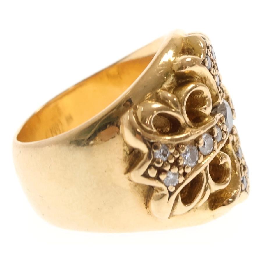 CHROME HEARTS クロムハーツ 22K KEEPER P DMND キーパー PAVE CHROME HEARTS クロムハーツ 22K KEEPER P DMND キーパー PAVE