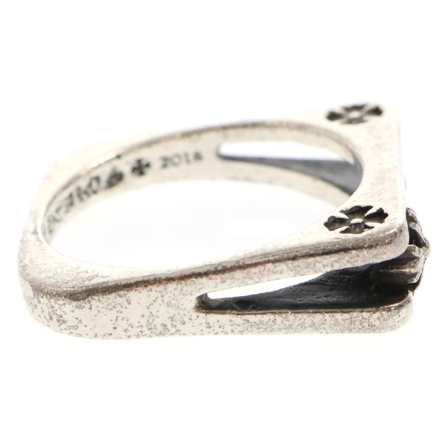CHROME HEARTS（クロムハーツ） スクエア CHプラス リング シルバー