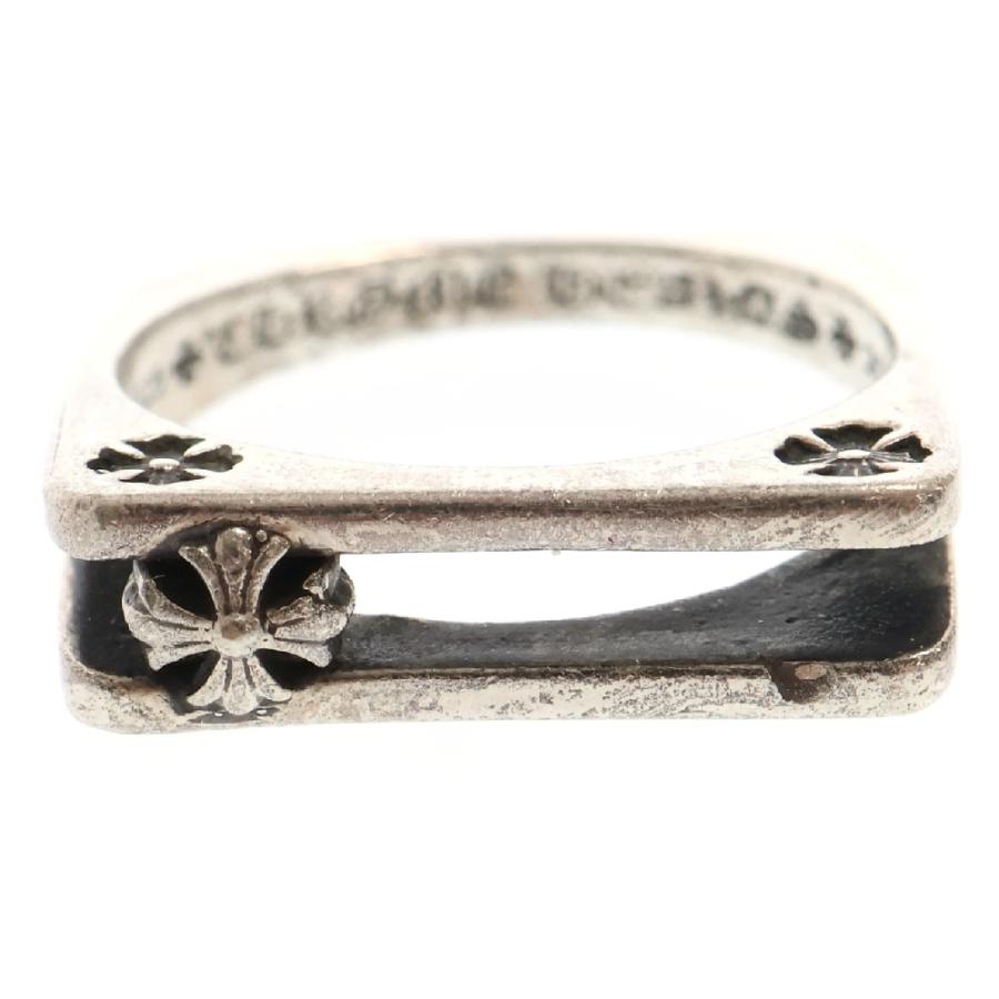 CHROME HEARTS（クロムハーツ） スクエア CHプラス リング シルバー