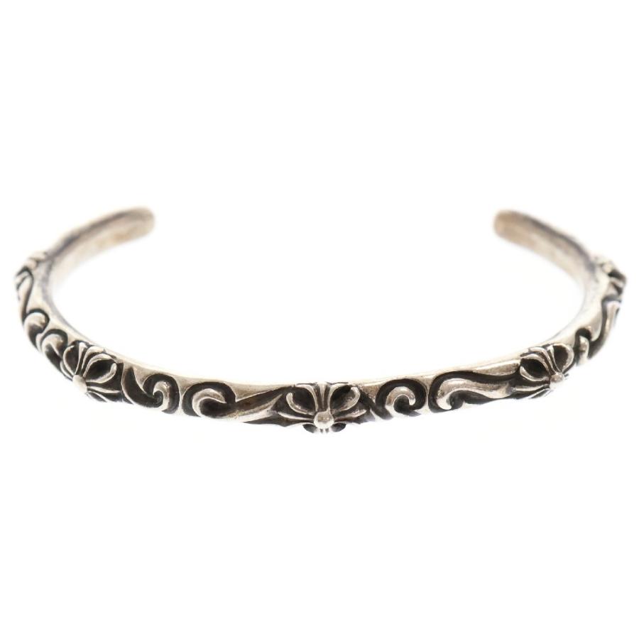 クロムハーツ BANGLE SBTバンドバングル ブレスレット シルバー CHROME HEARTS（クロムハーツ） BANGLE SBT SBTバンドバングル