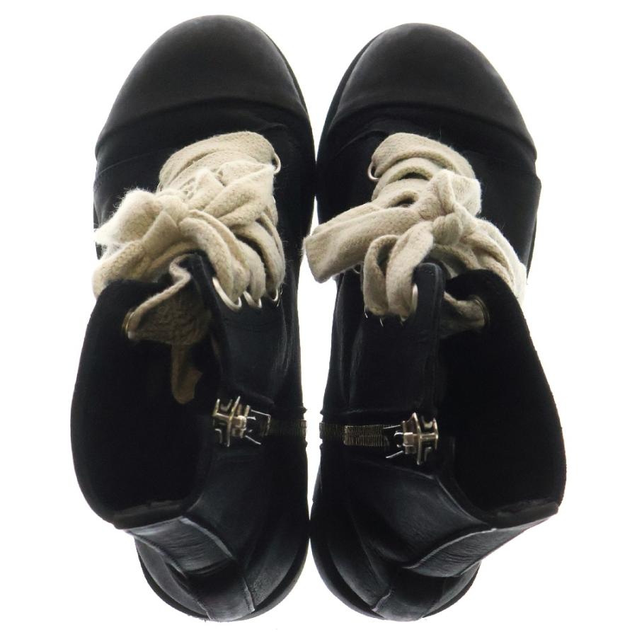 A.F ARTEFACT エーエフアーティファクト Portaille Side Zip Laceup