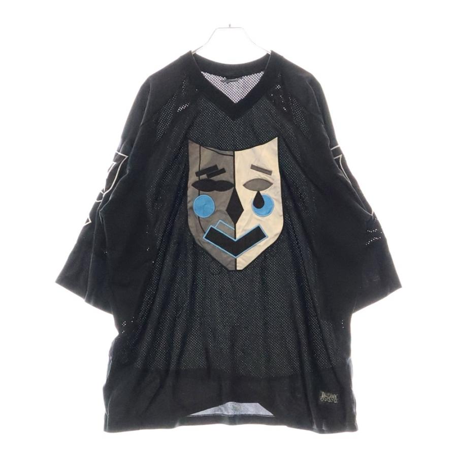 PAM パム Welcome To The Club Keeper Jersey 刺繍 7分袖 メッシュ 