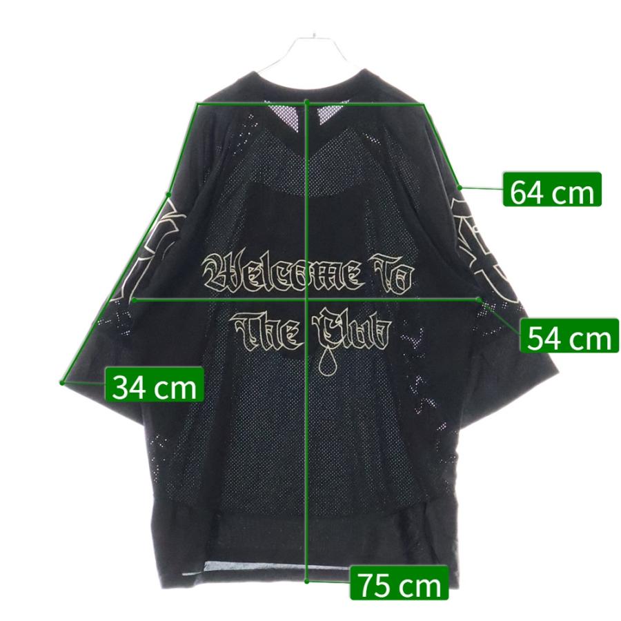 PAM パム Welcome To The Club Keeper Jersey 刺繍 7分袖 メッシュ 