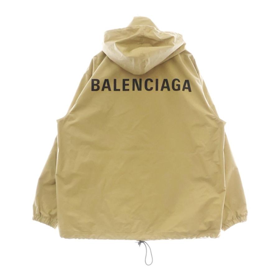 バレンシアガ バックロゴナイロンジャケットウィンドブレーカー レイン
