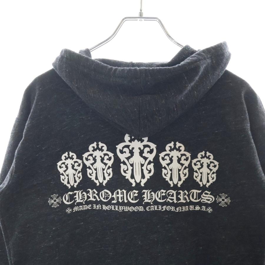 クロムハーツ ヴァインダガープルオバーパーカー Lサイズ CHROME HEARTS（クロムハーツ） VINE DAGGER Zip Up Hoodie ヴァイン