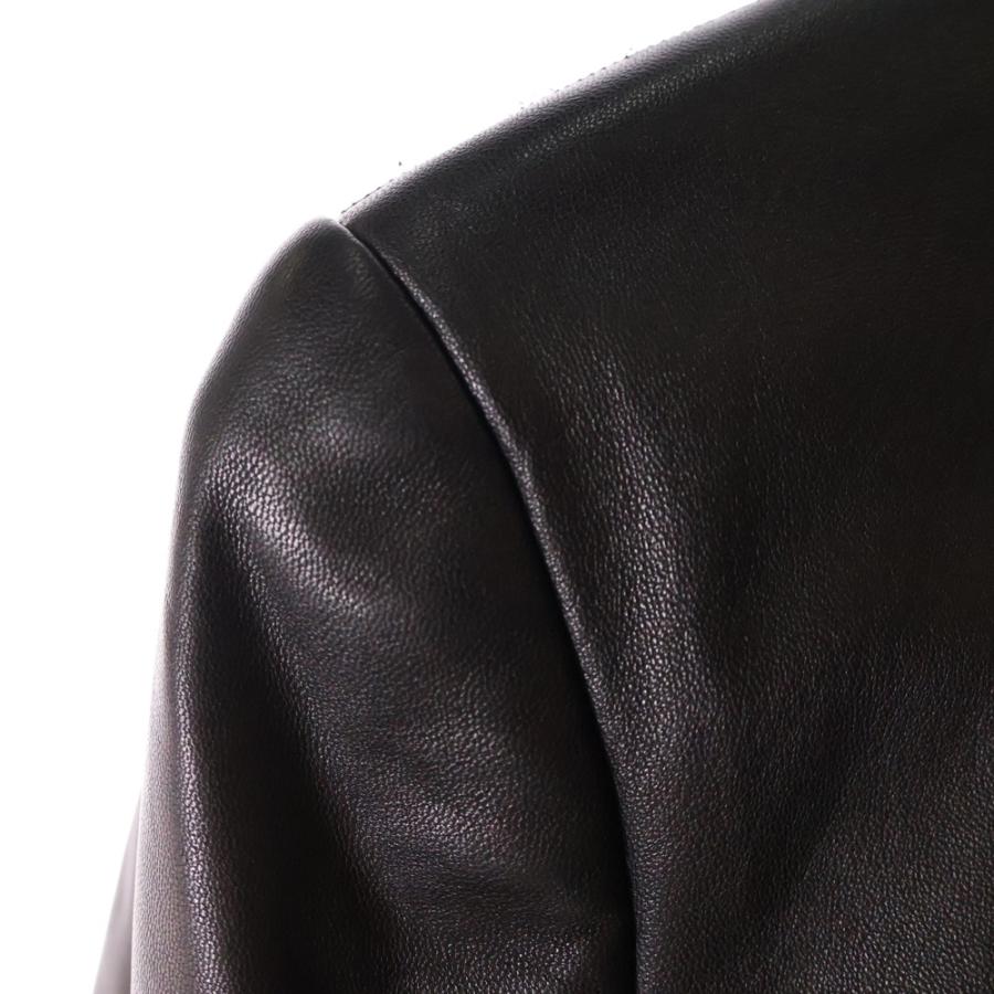 Rick Owens（リック・オウエンス） 20SS レザー ドレープ ジップアップ