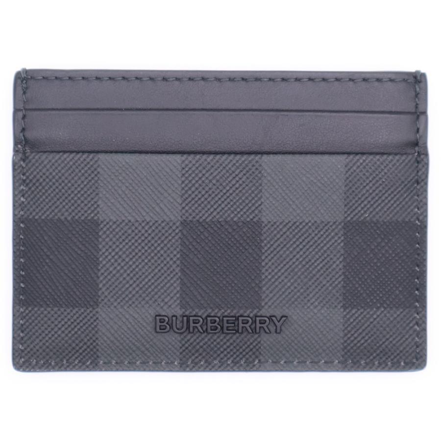 BURBERRY（バーバリー） チェック レザー カードケース ブラック