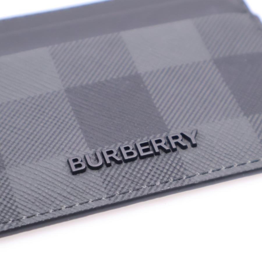 BURBERRY（バーバリー） チェック レザー カードケース ブラック