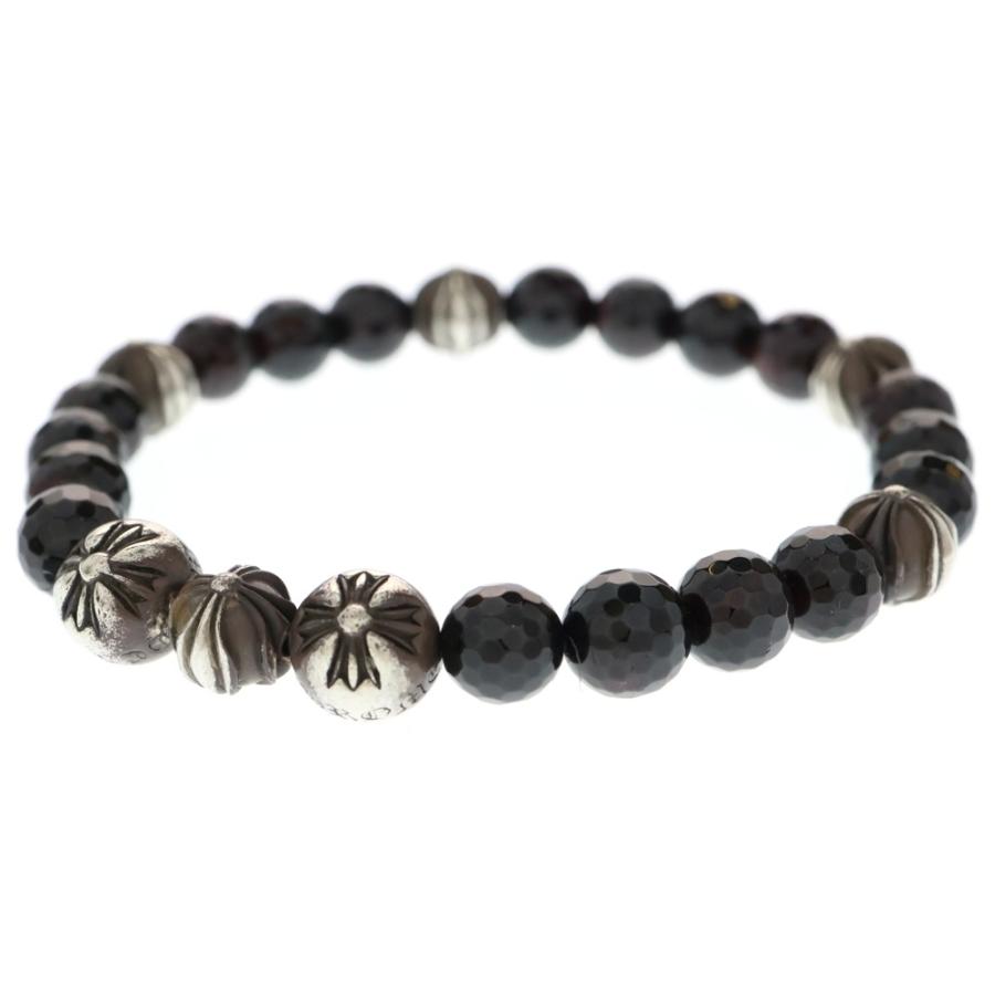 CHROME HEARTS（クロムハーツ） 8mm BEAD ブラウンビーズブレスレット