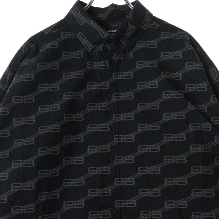 BALENCIAGA（バレンシアガ） BB ALL OVER LOGO LARGE SHIRTS 662983